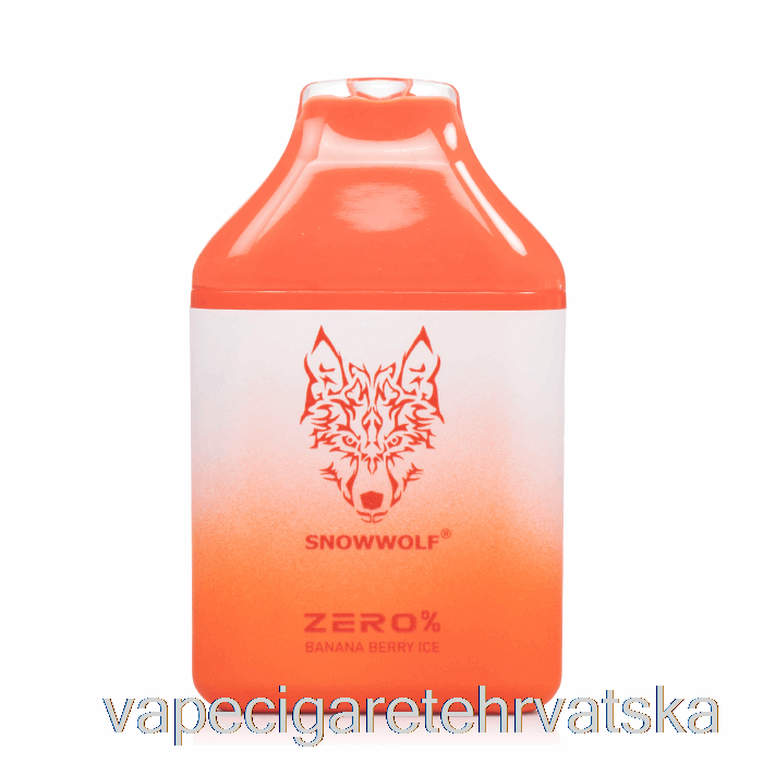 Vape Hrvatska Snowwolf Zero 5500 0% Bez Nikotina Jednokratni Banana Berry Ice